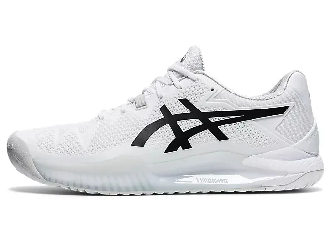 ASICS Gel Resolution 8 - The Perfect Blend of Style and Performance for Tennis Enthusiasts.