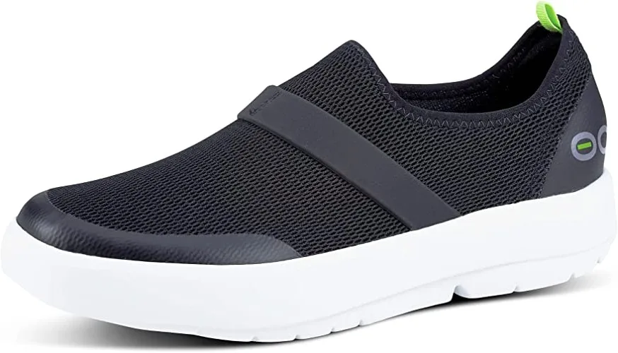A pair of stylish OOFOS Women's Slip-on Sneakers in a soft, soothing color
