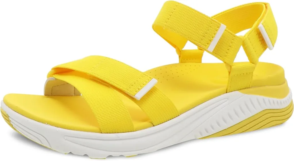 Dansko Racquel sport sandals for women with adjustable straps and EVA sole, offering comfort and support – ideal sandals for Morton's Neuroma relief.