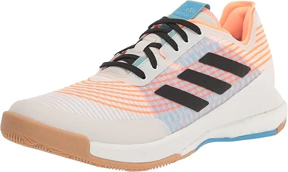 Best volleyball shoes for women – Adidas Crazyflight with Boost midsole, breathable mesh upper, TPU midfoot support, and durable Adiwear outsole for stability, grip, and comfort during intense games.